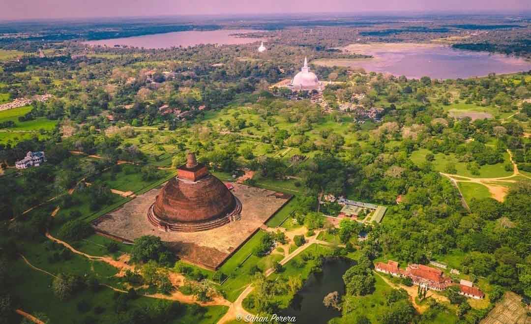 Anuradhapura Ancient City Aerial Image
